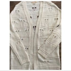 Knitted Cardigan /hearts/Valentine’s day